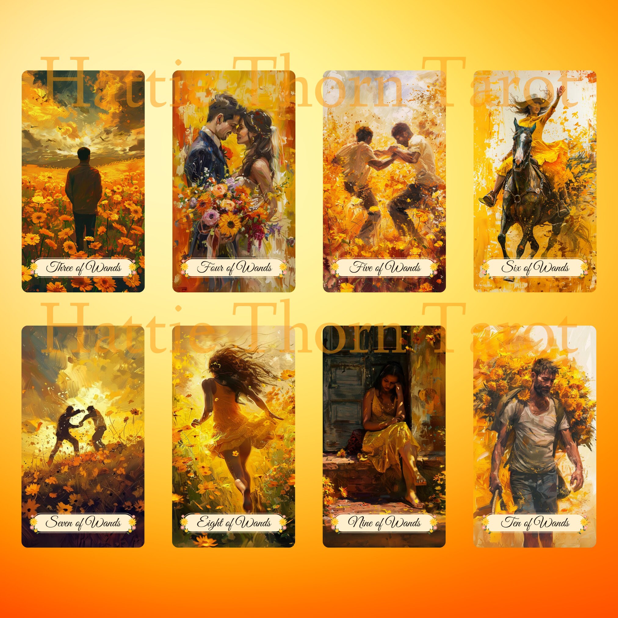 Summer Meadows Tarot タロットカード 海外 Summer Meadows Tarot • 78-card Deck • Sun-drenched Fields