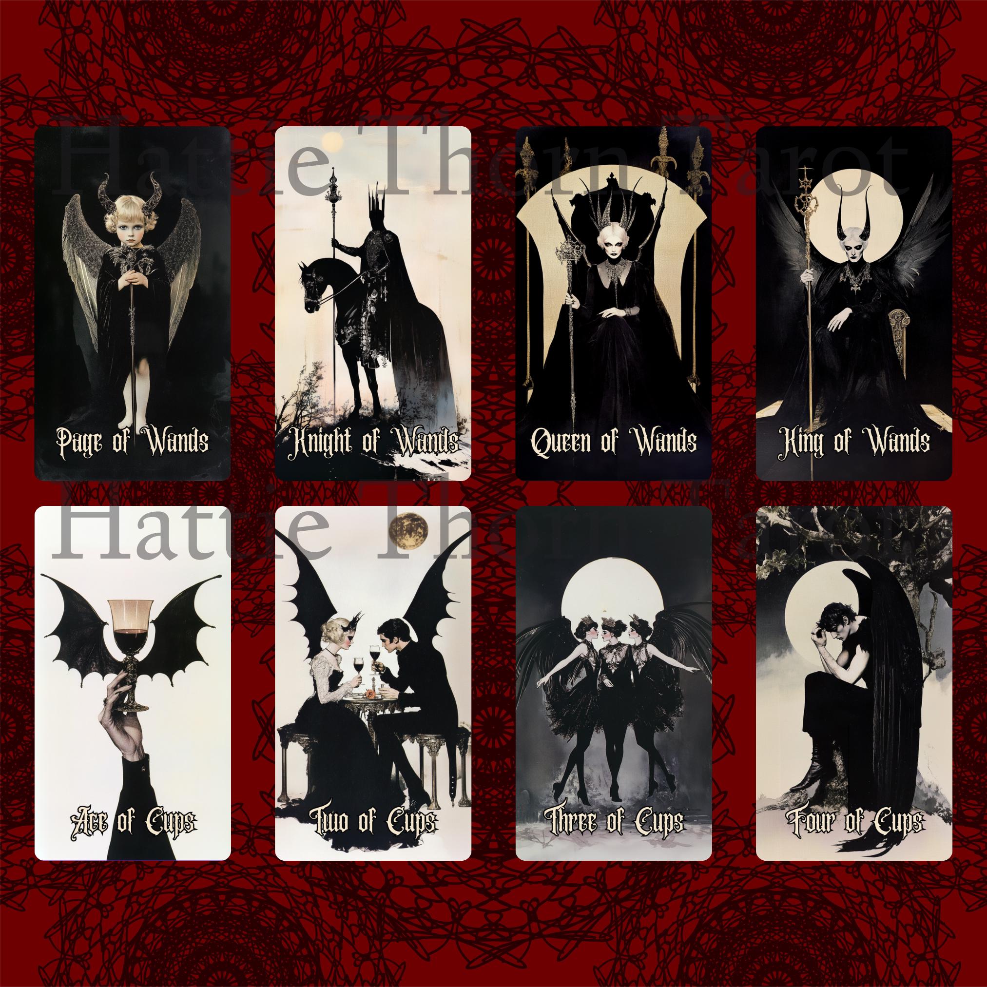 Gothic Dawn Tarot & Oracle • 2 Deck Special Bundle • Hattie Thorn