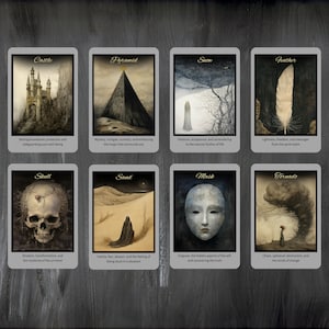 Shadow Fates Orakel von Hattie Thorn. Original Design 45 Card Deck inklusive Shadow Fates Tuck Box
