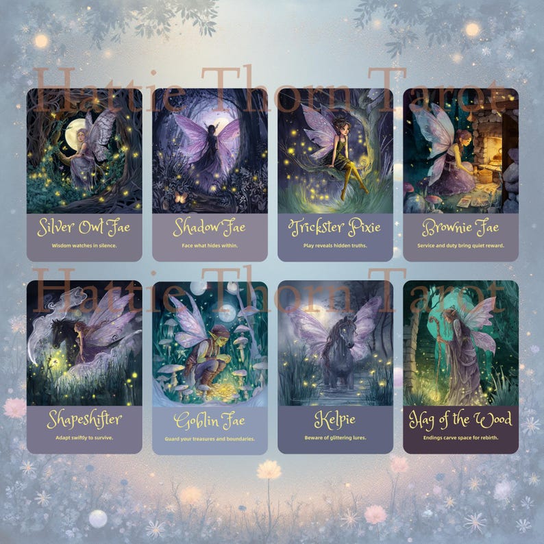 Midnight Fae Oracle • Ethereal Guidance, Moon Magic & Fae Divination ...