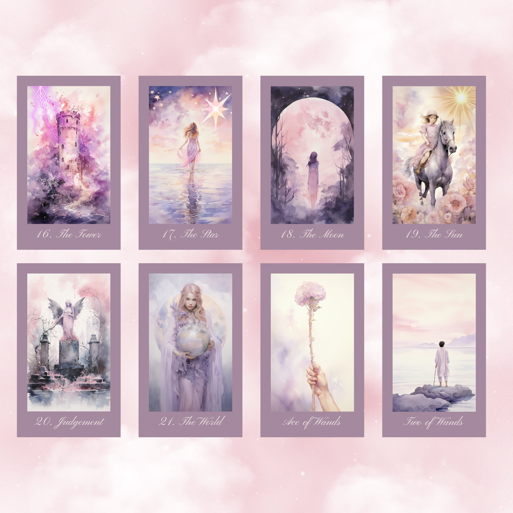Ethereal Romance Tarot by Hattie Thorn. Original Design 78