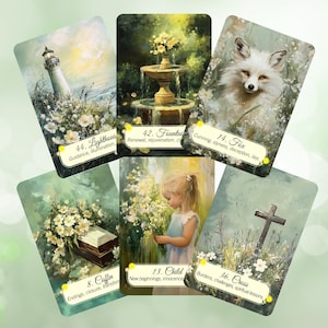 Spring Glade Lenormand by Hattie Thorn. Original Design 45 Expanded Deck including Spring Glade Tuck Box