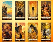 Summer Meadows Tarot • 78-card Deck • Sun-drenched Fields