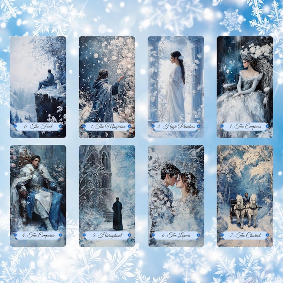 Winter Pastures Tarot • 78 Card Deck • Hattie Thorn • Frosty