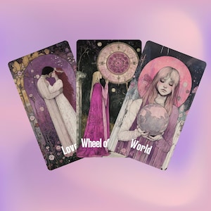 Enchanted Veil Tarot by Hattie Thorn. Original Design 78 Card Deck Based on Rider Waite including Enchanted Veil Tuck Box