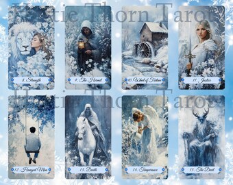 Winter Pastures Tarot • 78 Card Deck • Hattie Thorn • Frosty