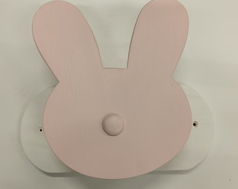 BUNNY COAT HANGER for the child's own things. Suitable for both the children's room and the hall.