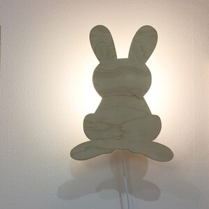 BUNNY LAMP, Timpuu, hand made, bunny light image 2