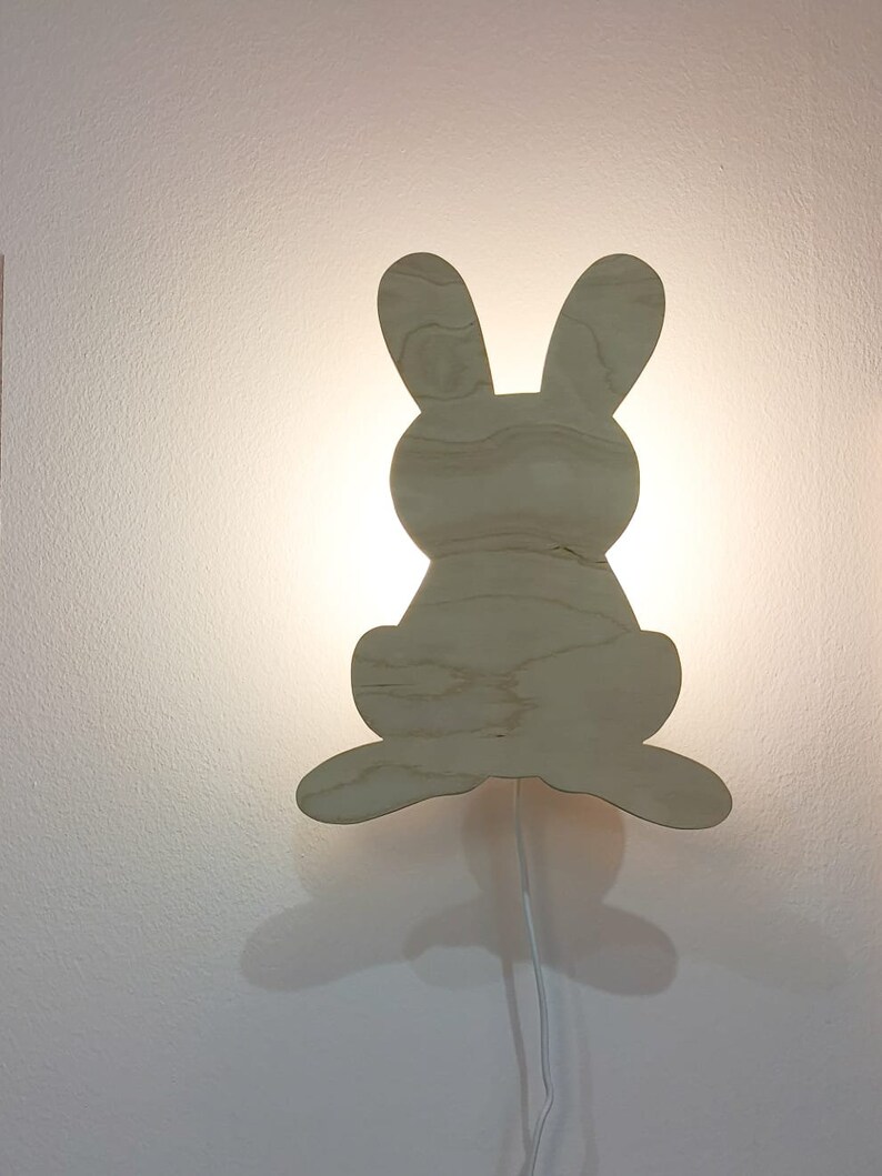 BUNNY LAMP, Timpuu, hand made, bunny light image 2