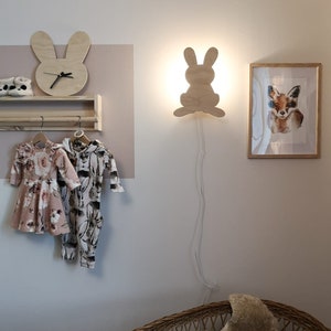 BUNNY LAMP, Timpuu, hand made, bunny light image 1