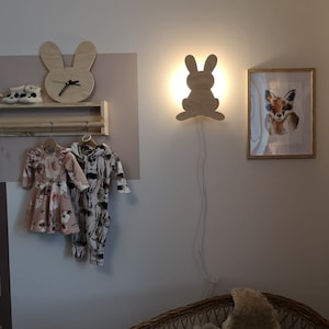BUNNY LAMP, Timpuu, hand made, bunny light image 3