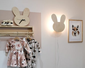 BUNNY HEAD LAMP, Timpuu. The bunny is a great companion for bedtime stories or as a night light. Night light, mood light.