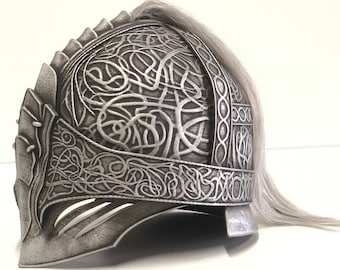 Bloody Wolf Helmet Hand-Painted 3D Printed Replica