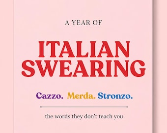 Italian Swearing Calendar 2027 | Learn Italian Slang & Swear Words | Funny Italian Gift | A3 Wall Calendar | Adult Language Learning Gift