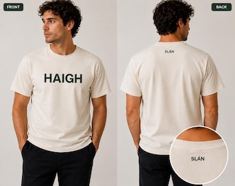 Irish Hello Goodbye T Shirt | Haigh Slán Shirt | Learn Irish Gift | Gaeilge Language Tee | Irish Teacher Gift | Minimalist Unisex T-Shirt