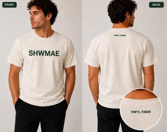Welsh Shwmae Hwyl Fawr T Shirt | Learn Welsh Gift | Cymru Language Tee | Welsh Teacher Gift | Minimalist Unisex T-Shirt