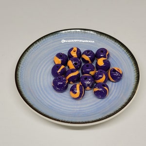 Purple galaxy beads