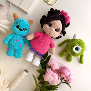 Monster Friends Crochet Pattern Bundle, Fantasy Plush Doll PDF, Handmade Toy Amigurumi Pattern image 15