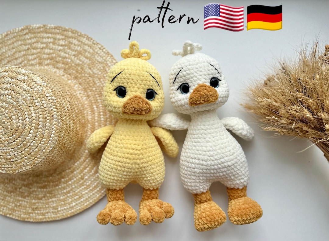 Happy Threads Handcrafted Amigurumi- Quacks  Doll