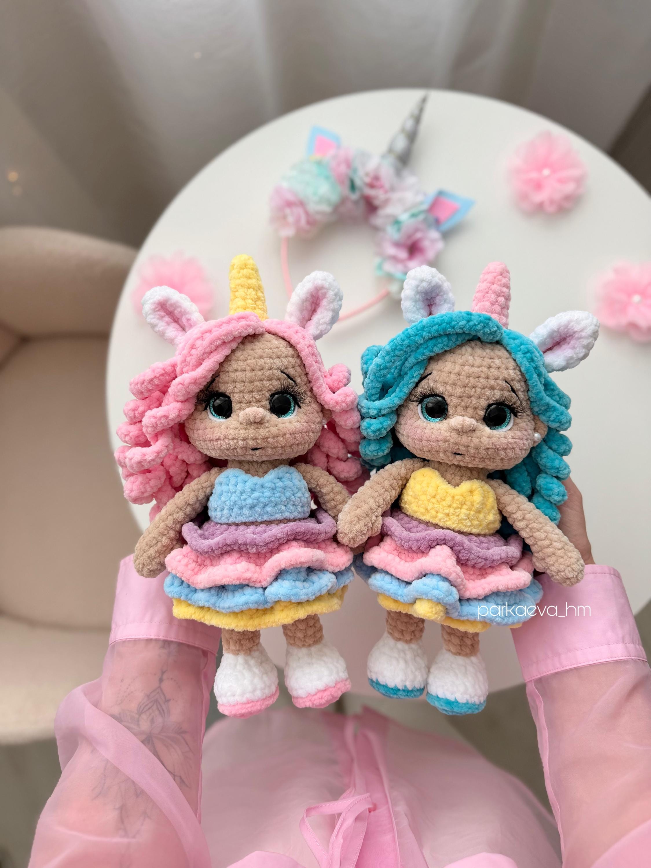 ユニコーンあみぐるみ - Etsy 日本
