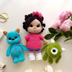 Monster Friends Crochet Pattern Bundle, Fantasy Plush Doll PDF, Handmade Toy Amigurumi Pattern image 16