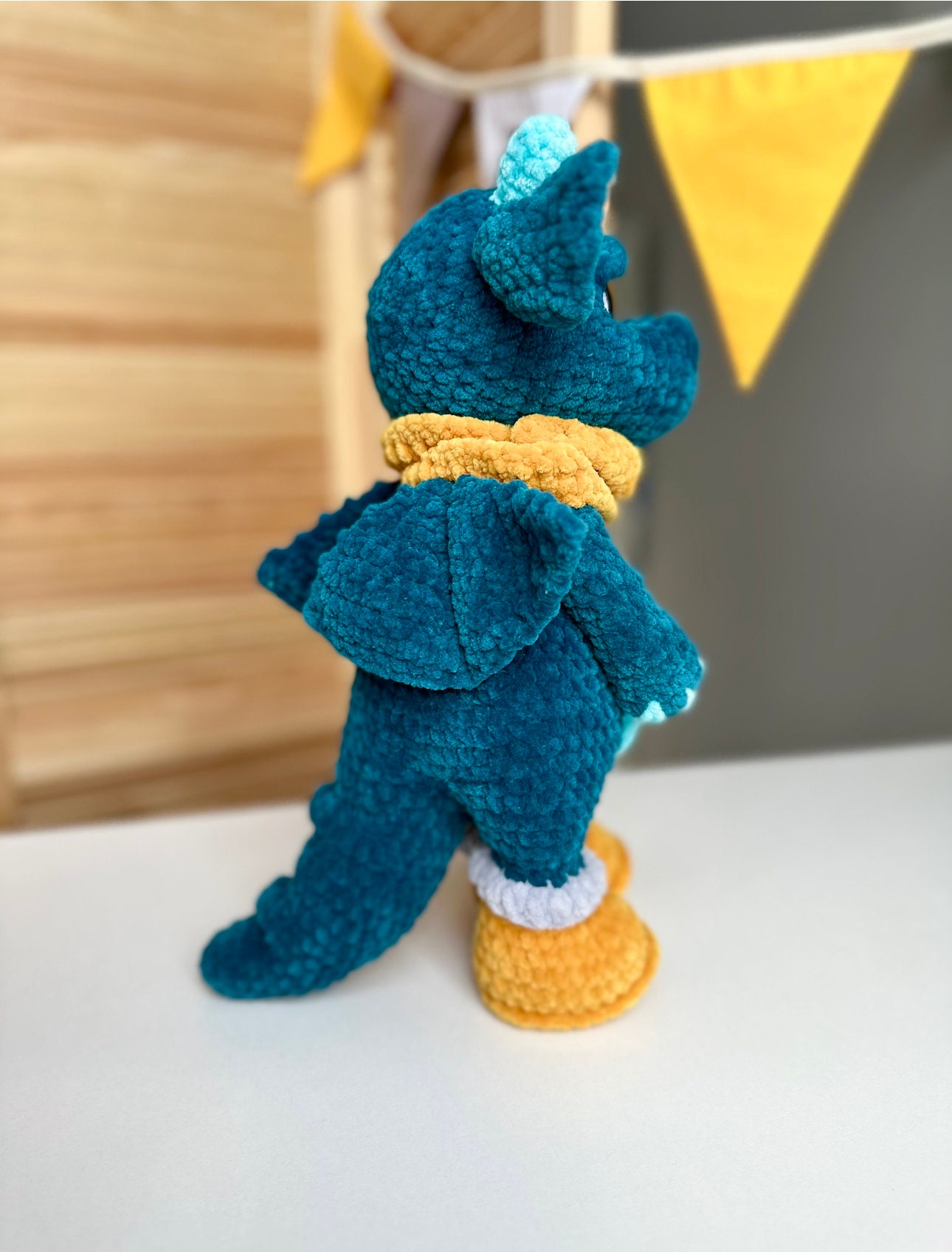 あみぐるみドラゴンのかぎ針編みパターン: DIY ぬいぐるみ (PDF