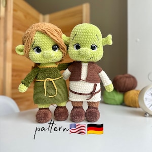Crochet Ogres Amigurumi Pattern: DIY Plush Toys (PDF Pattern)