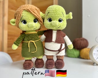 Crochet Ogres Amigurumi Pattern: DIY Plush Toys (PDF Pattern)