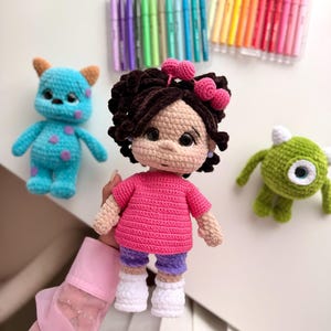 Monster Friends Crochet Pattern Bundle, Fantasy Plush Doll PDF, Handmade Toy Amigurumi Pattern