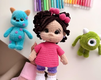 Monster Friends Crochet Pattern Bundle, Fantasy Plush Doll PDF, Handmade Toy Amigurumi Pattern