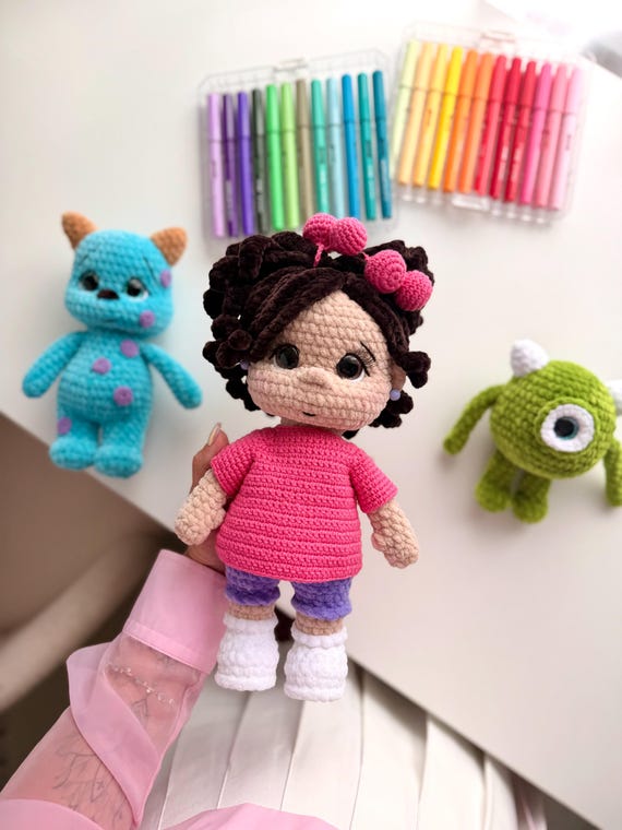 Monster Friends Crochet Pattern Bundle, Fantasy Plush Doll PDF, Handmade Toy Amigurumi Pattern