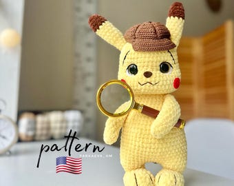 Possum Crochet Pattern: Amigurumi Plush Toy (PDF Pattern)