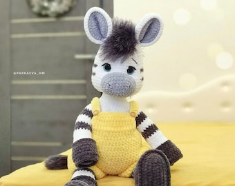 Zebra and Horse Crochet Pattern 2 in 1: Amigurumi Plush Toy (PDF Pattern)