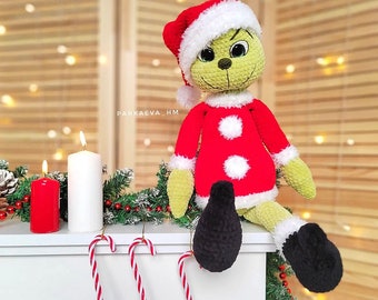 Christmas Crochet Plush Pattern: "Who Stole Christmas" Amigurumi (PDF)