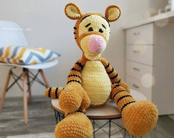 Tiger Crochet Pattern: Amigurumi Plush Toy (PDF Pattern)