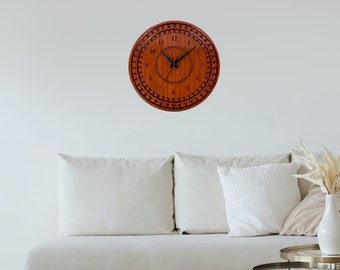 Horloge murale en bois élégante : une beauté intemporelle pour votre maison