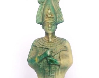 Ancient Egyptian Statuette of Osiris | God of the Afterlife | Ancient Bronze Statue | Ushabti of Osiris | Egyptian Mythology