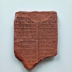 Neubabylonische Replik der Keilschrifttafel des Nabû-balassû-iqbi