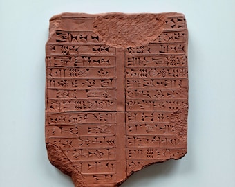 BuonappetitoCristaseya×LILLYDELSALONETEE Complaint to Ea-nāṣir Cuneiform Tablet Replica - Etsy