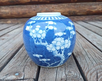 希少な33インチ青釉陶器壺：清朝風 - Etsy 日本