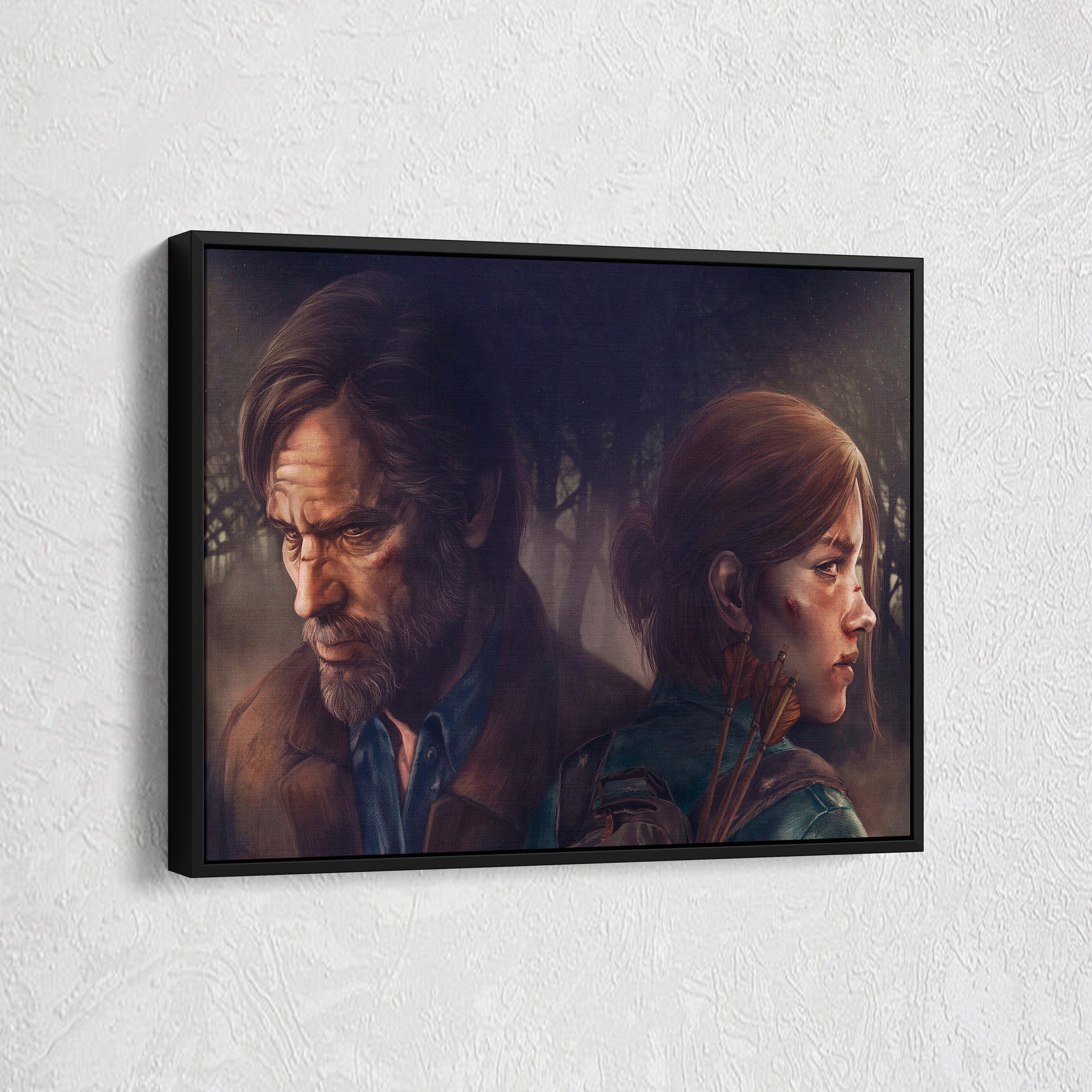 TLOU Video Game Poster, the Last of Us Canvas, Video Game Poster Canvas ...