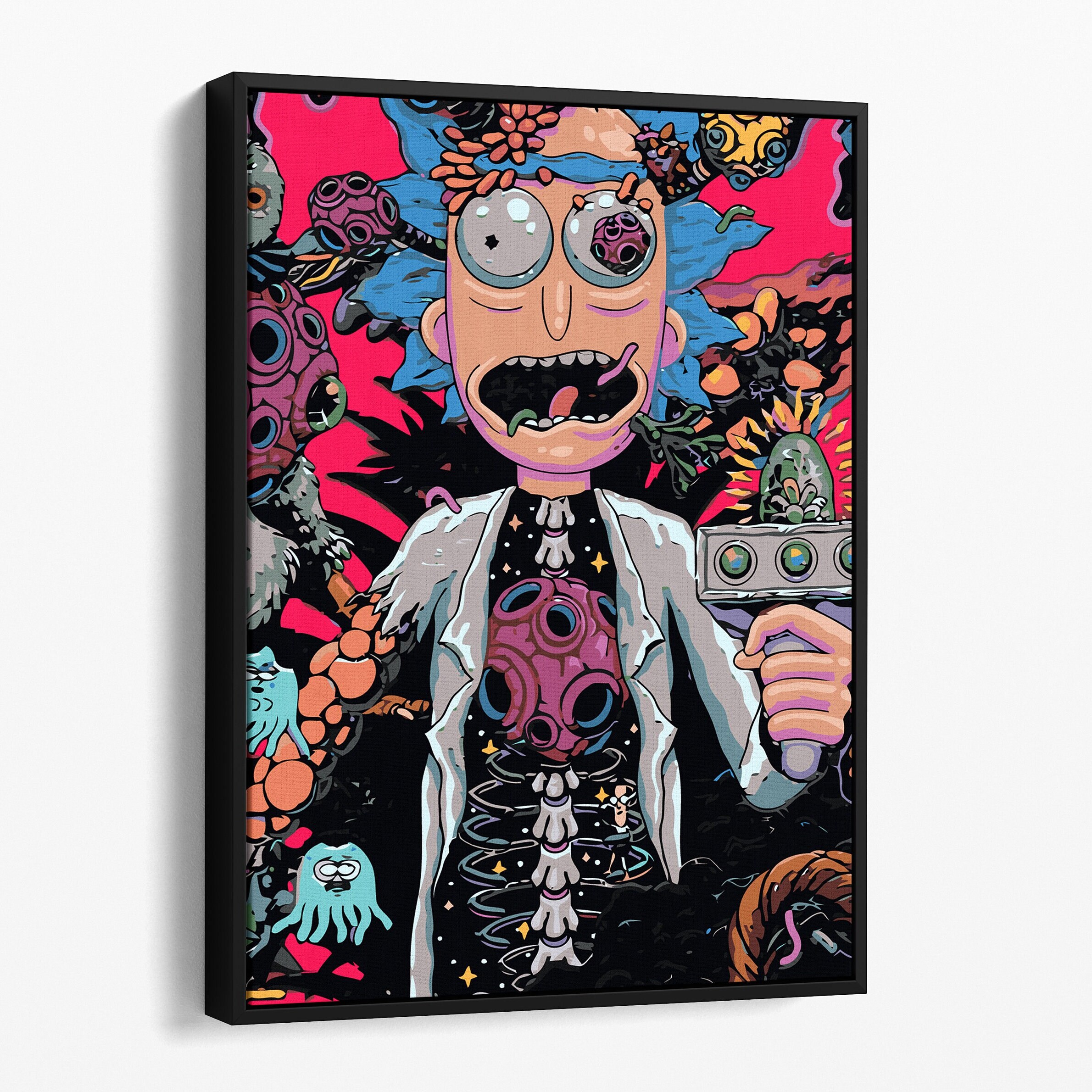 Rick and Morty Canvas, Tv Series Canvas Wall Art, Movie Canvas Wall Art