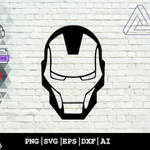 Iron Man svg Iron Man Head svg Avengers svg Cut File Cricut svg png
