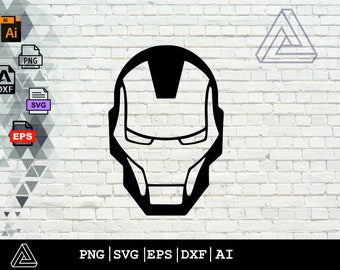 Iron Man svg Iron Man Head svg Avengers svg Cut File Cricut svg png