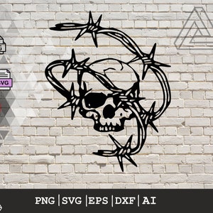 Spikey Skull PNG | Grunge, Texture, Silhouette, Cricut, ClipArt, Digital Download, Vector | Gothic, RIP Scary, Biker,İnstant download