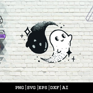 Gespenst svg, Gespenst Clipart, süßes Gespenst svg, Boo svg, SVG-Dateien für Cricut - SVG/Png/Ai/Dxt