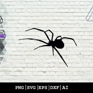 Spider - Instant Digital Download - svg, png, dxf, and eps files included,Spider Svg,Spider Eps,Spider Cricut,Digital Art,Gothic Spider Svg,