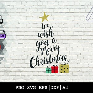 CHRISTMAS TREE SVG png digital download cricut cut file digital download png pod