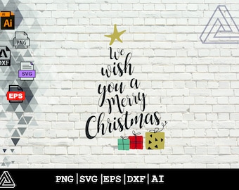 WEIHNACHTSBAUM SVG png digitaler download Cricut geschnitten Datei digitaler Download png pod