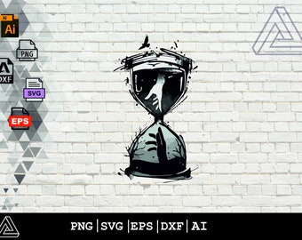 Hourglass SVG, Hourglass SVG, Clock Svg, Time Svg, Hourglass Clipart, Hourglass Files for Cricut, Cut Files For Silhouette, Png, Dxf